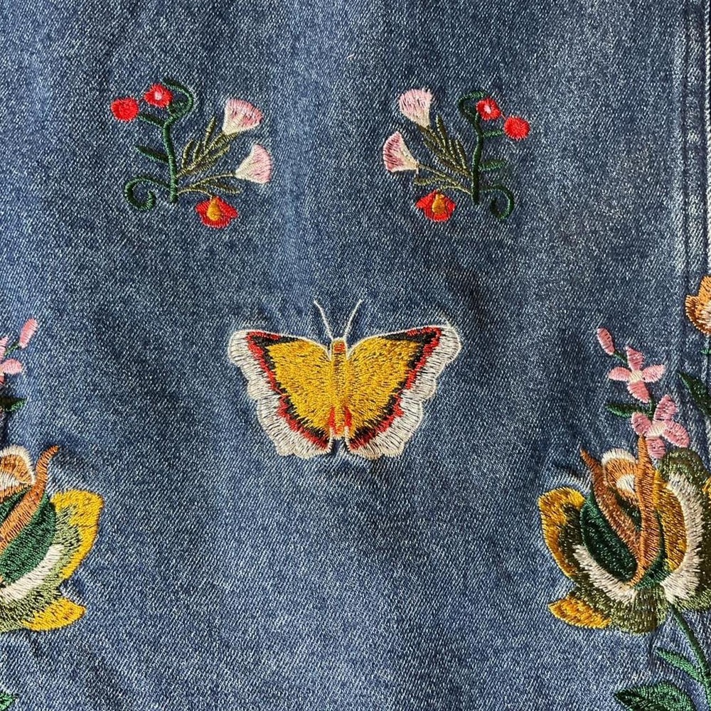 Embroidered Denim Jacket - Picture 7 of 8